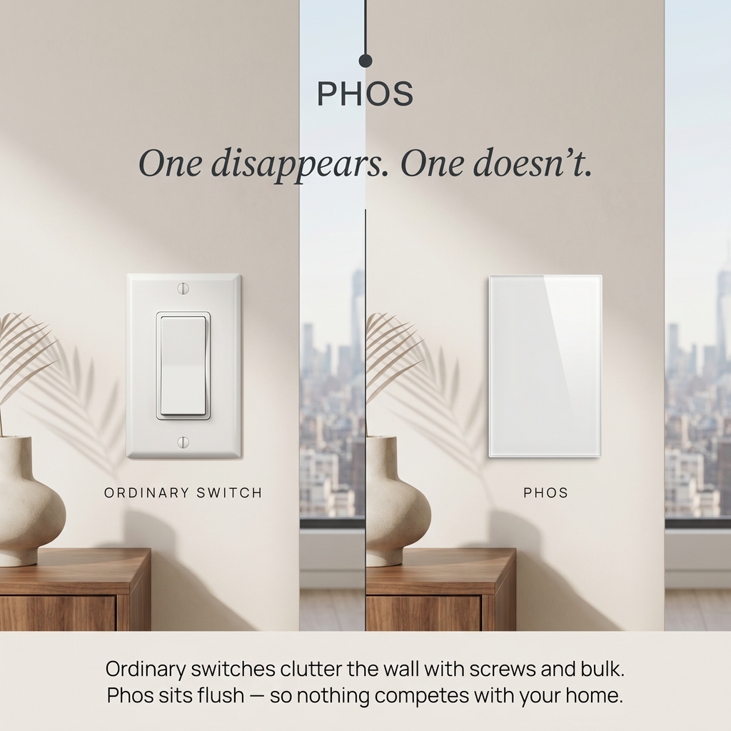 SoHo Horizontal Panel Light Switch
