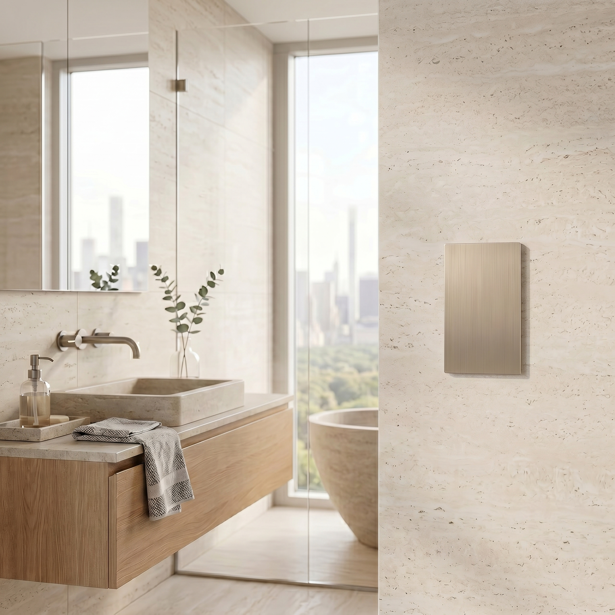 SoHo Horizontal Panel Light Switch